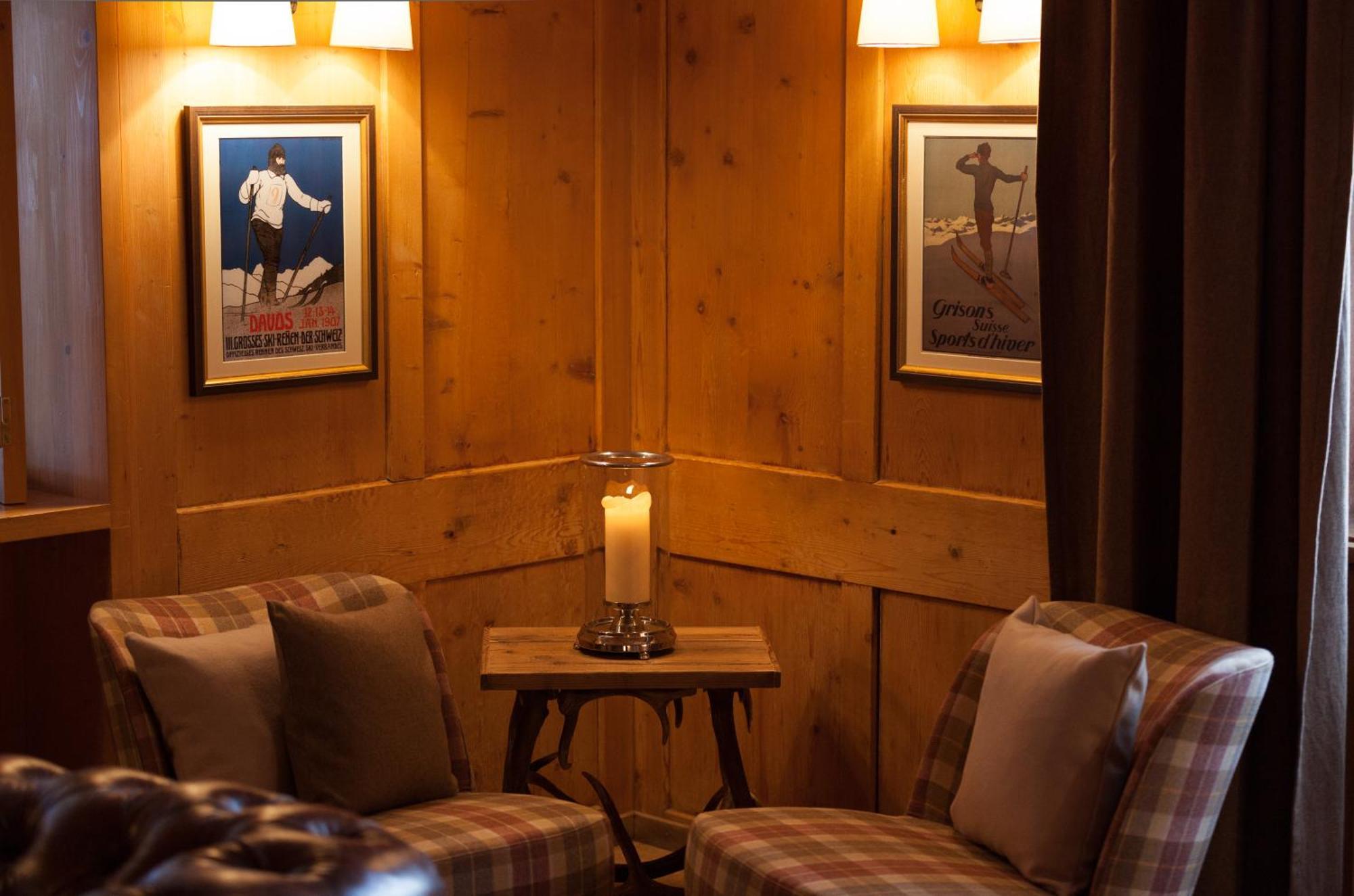 Boutique-Hotel Garni Bellevue Davos Wiesen Exterior photo