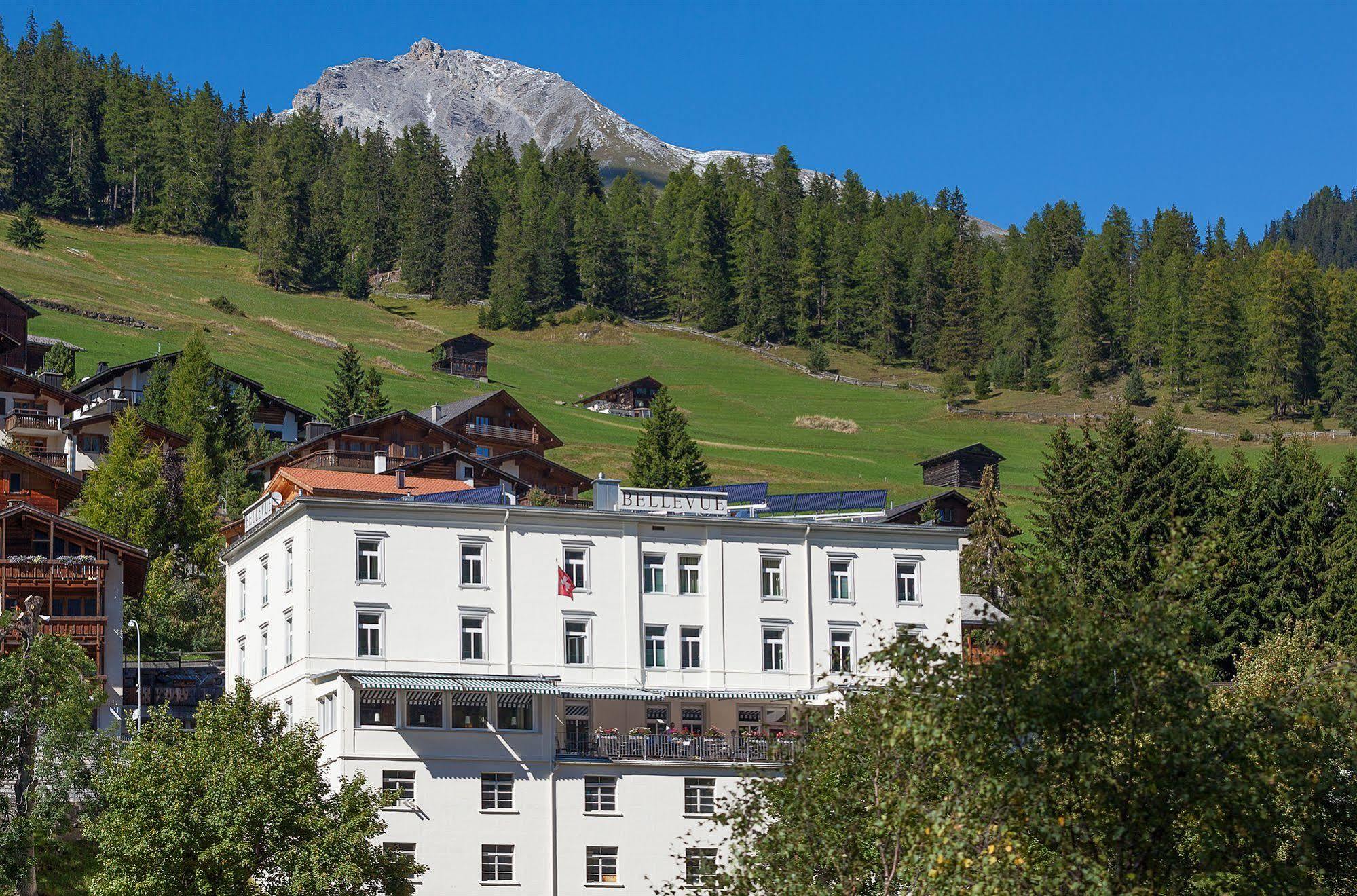 Boutique-Hotel Garni Bellevue Davos Wiesen Exterior photo